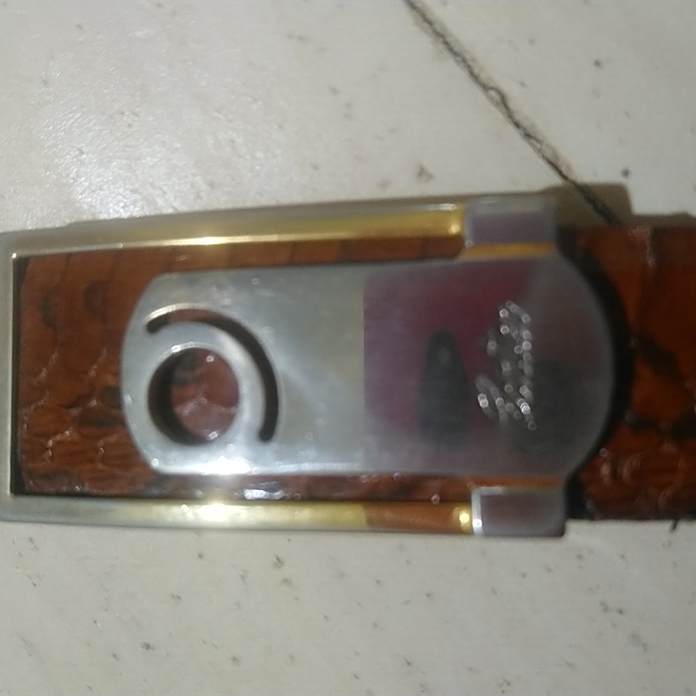 Cartier men's snakeskin belt